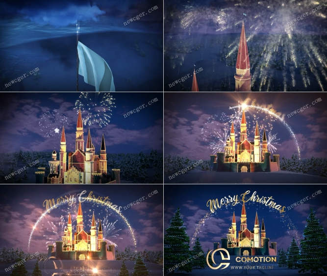 迪士尼电影开头城堡图片