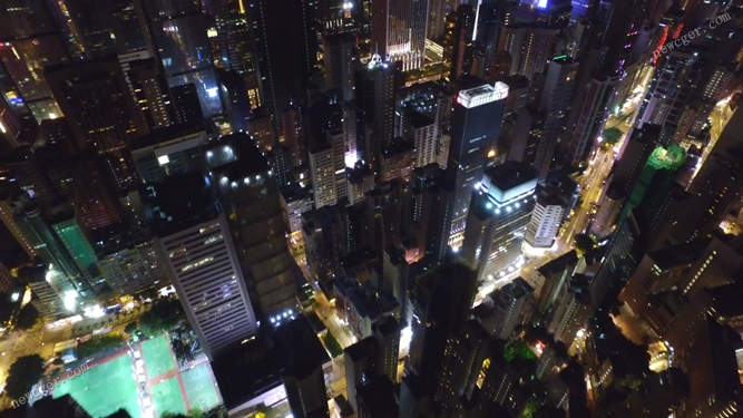 鸟瞰城市的实拍素材.jpg