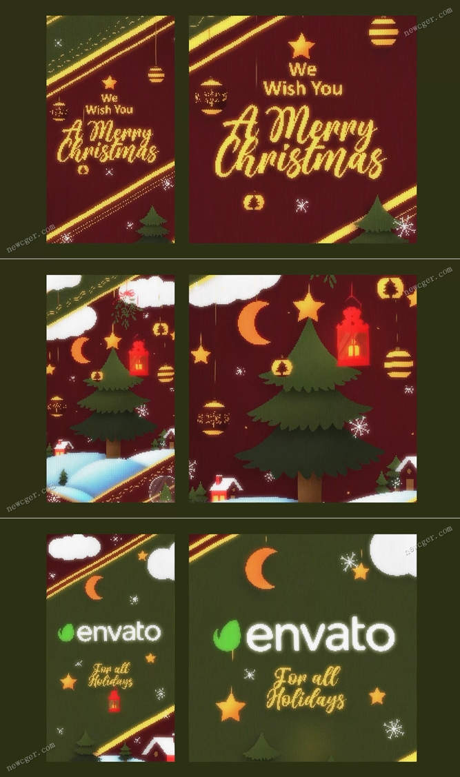 圣诞节卡片动画AE模板.jpg
