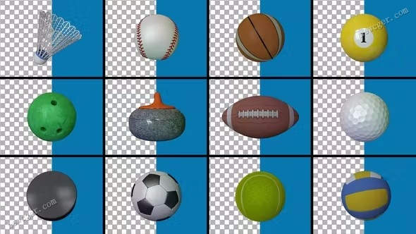 球类的三维视频动画集.jpg