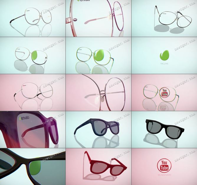 眼镜模型标志动画AE模板.jpg