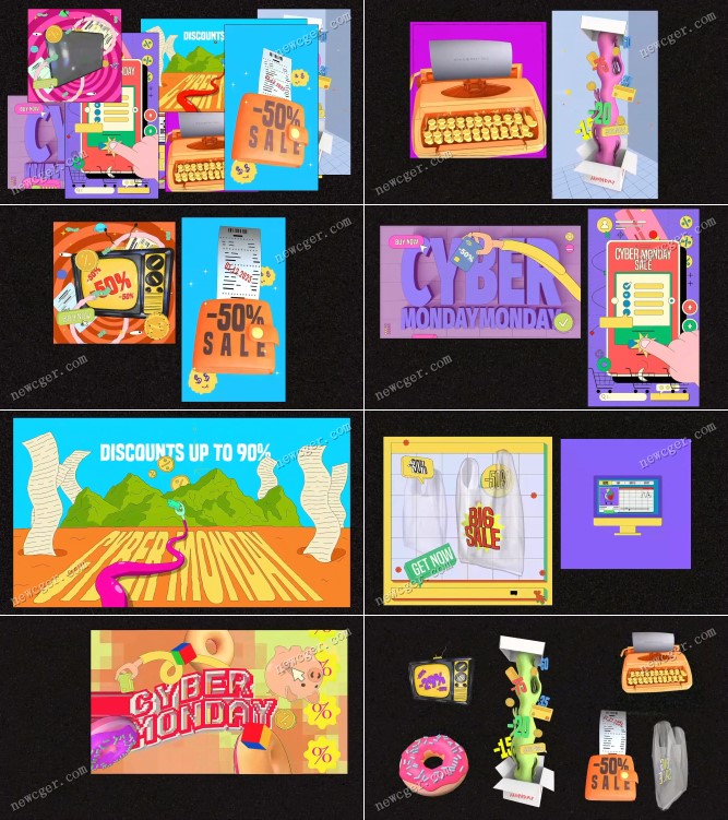 可循环的购物海报AE模板.jpg 可循环的购物海报AE模板.jpg