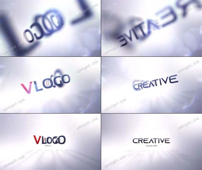 干净的标志旋转开场AE模板.jpg 干净的标志旋转开场AE模板.jpg