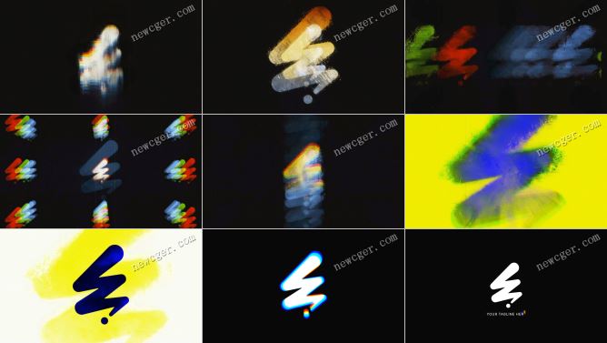 很酷的标志动画AE模板.jpg 很酷的标志动画AE模板.jpg