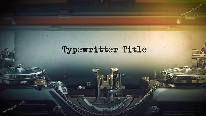 老式打字机AE模板.jpg 老式打字机AE模板.jpg