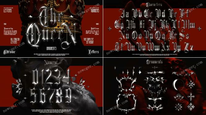 哥特式铬金属文字AE模板.jpg 哥特式铬金属文字AE模板.jpg