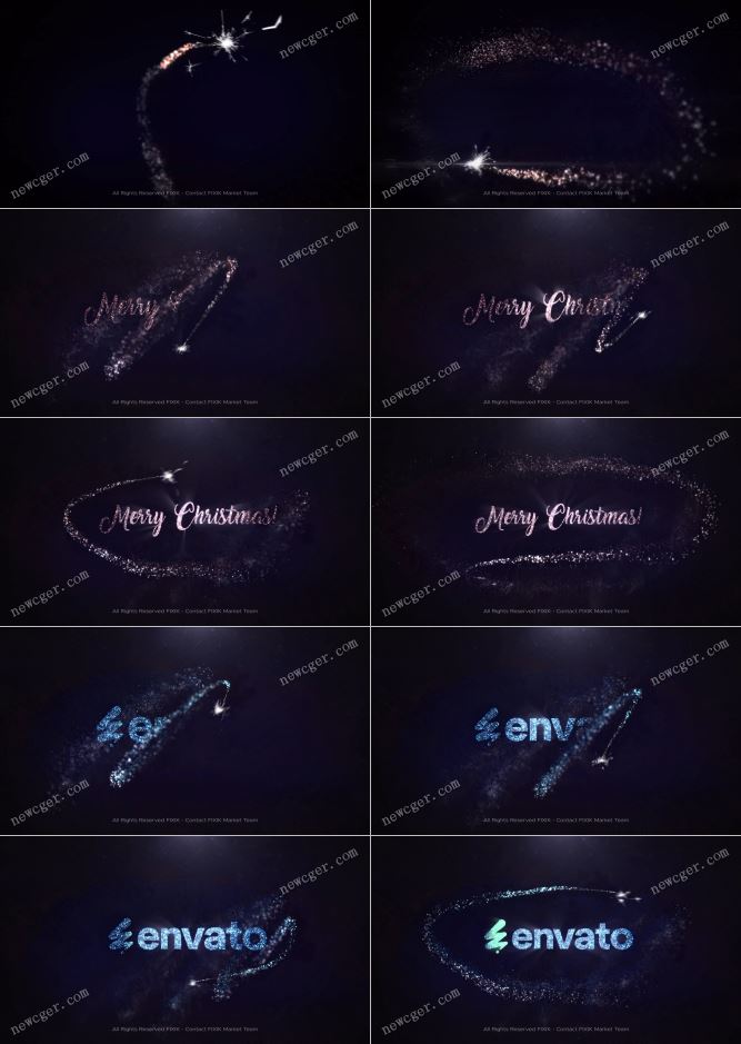 唯美的圣诞星光AE模板.jpg