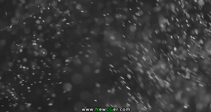 随风飞扬的雪粒子视频素材 Particles 视频素材 新cg儿 Newcger