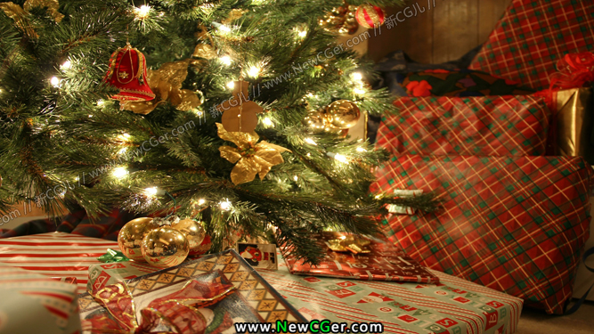 圣诞树下的礼物动态素材.jpg
