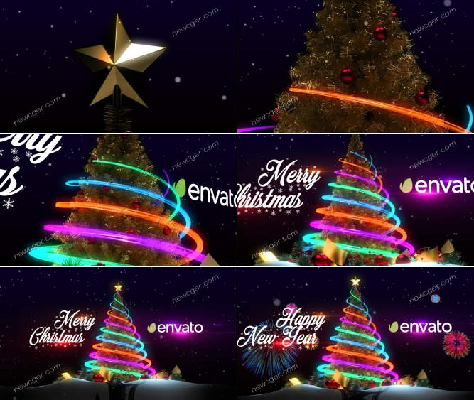 圣诞树和新年祝福AE模板.jpg